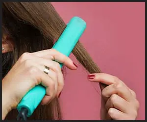 Using Hair Straightener