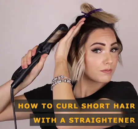 Featured Image of How to Curl Short Hair With a Straightener