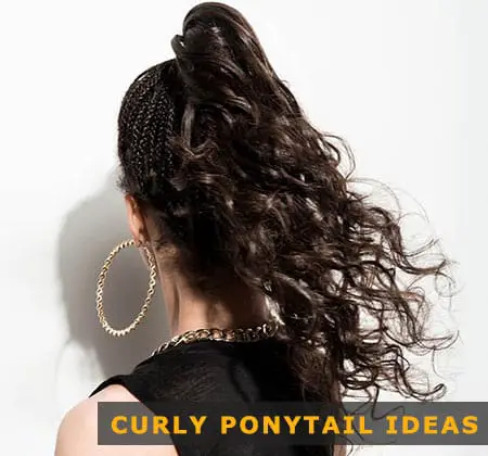 Featured Image of Curly Ponytail Ideas