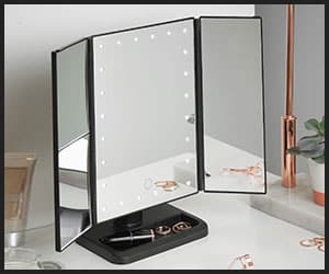 Tri-fold Lighted Makeup Mirror - INS1005