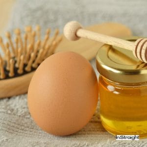 egg mask How to Straighten your Curly Hair without Heat