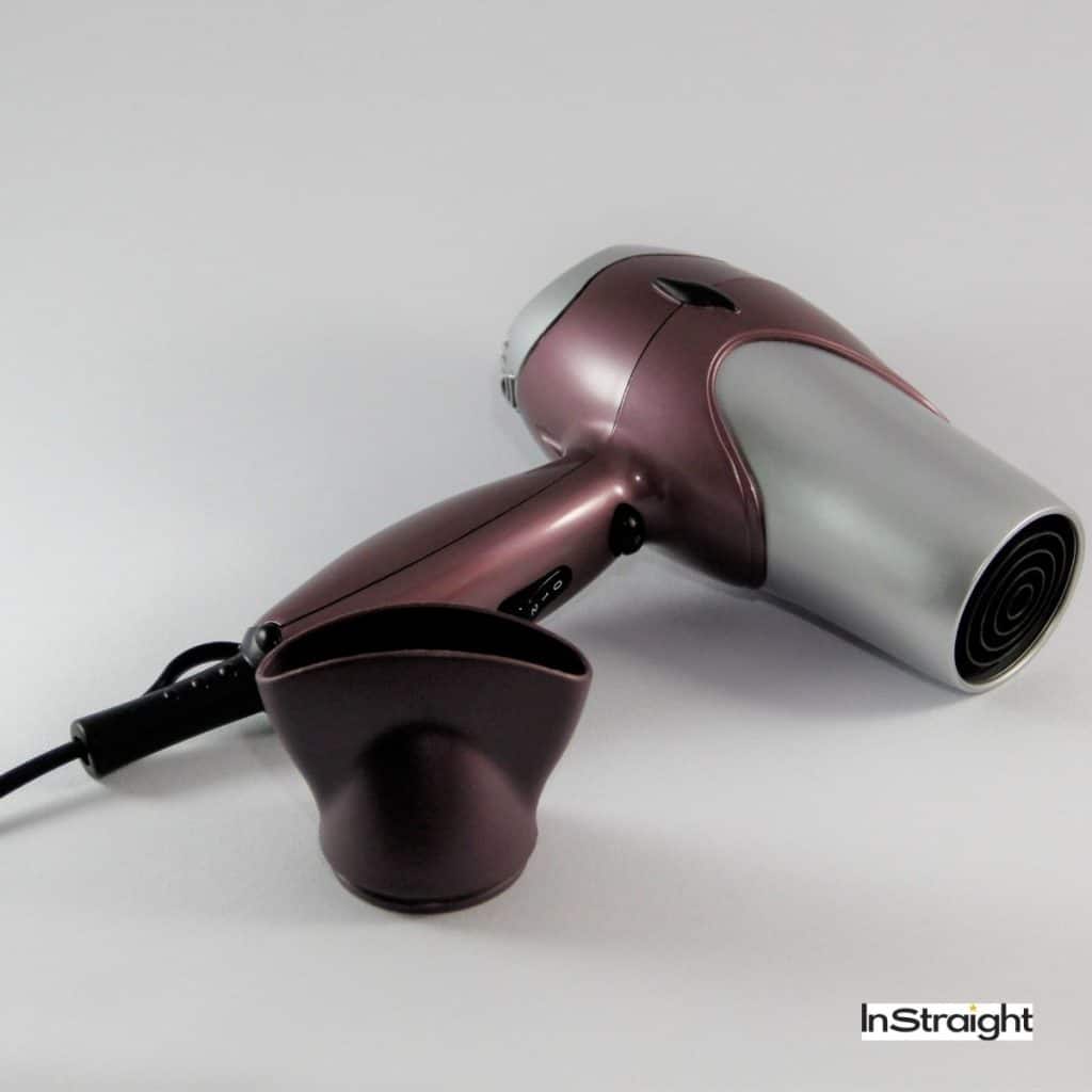 hair dryer and its nozzle attachment