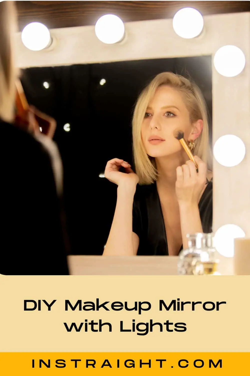 DIY Makeup Mirror with Lights