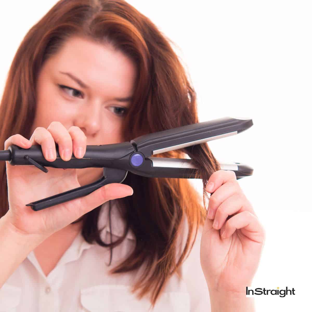 women killing lice using a hair straightener but does hair straightener kill lice