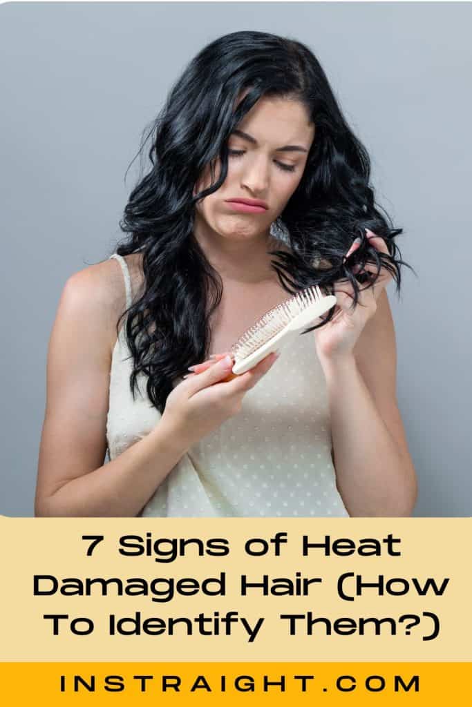 women with frizzy hair that is one of the signs of heat damaged hair