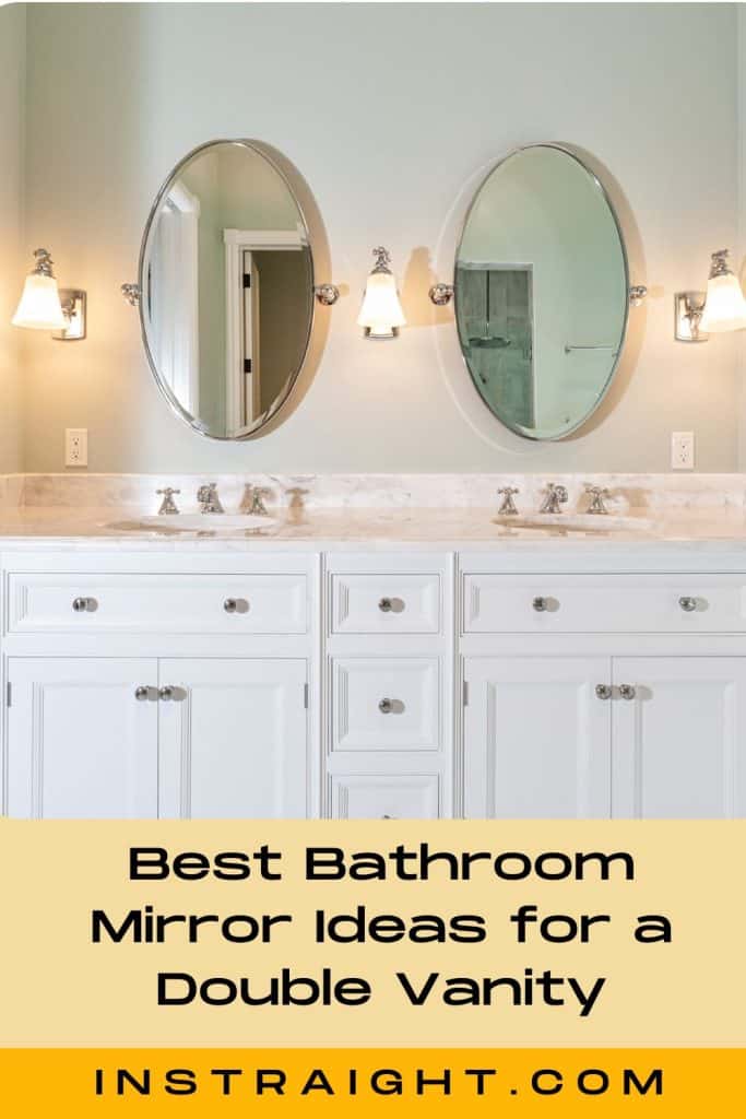 bathroom mirrors for double vanity